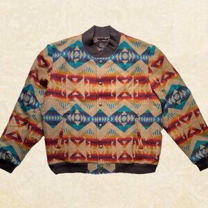 Pendleton Virgin Wool Los Lunas Men’s XXL Gorge Bomber Jacket Nwt